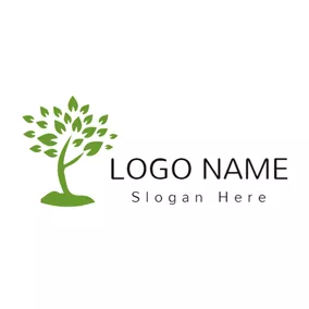 Eco Friendly Logo Big Lush Tree logo design