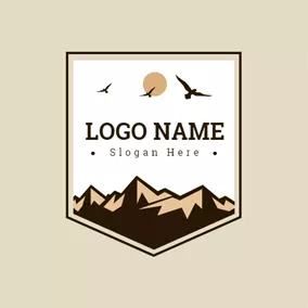 Animal Logo Endless Steep Mountain logo design