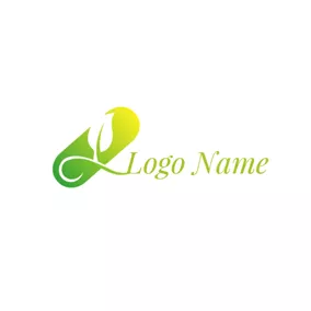 Herbal Logo Green Capsule and Physiotherapy logo design