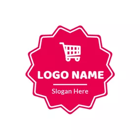 零售 & 銷售Logo Lovely Shopping Cart logo design