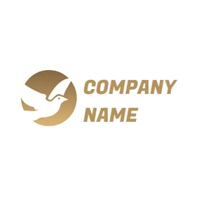 Fly Logo Lovely White Dove logo design