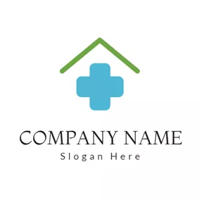 Cross Logo Simple Medical Clinic logo design