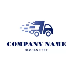 Cargo Logo Speed Truck Icon logo design