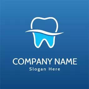 Caring Logo Strong White Teeth logo design