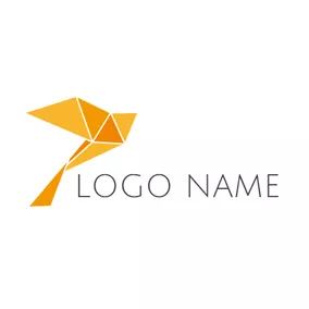 軟體 & App Logo White and Yellow Triangle logo design