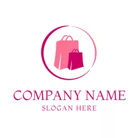 Fancy Logo Beautiful Shopping Bag logo design