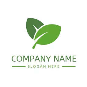 Ecologic Logo Fresh Green Leaf logo design