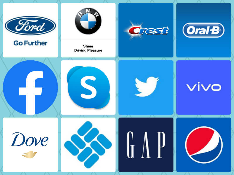 Blue Brand Logos