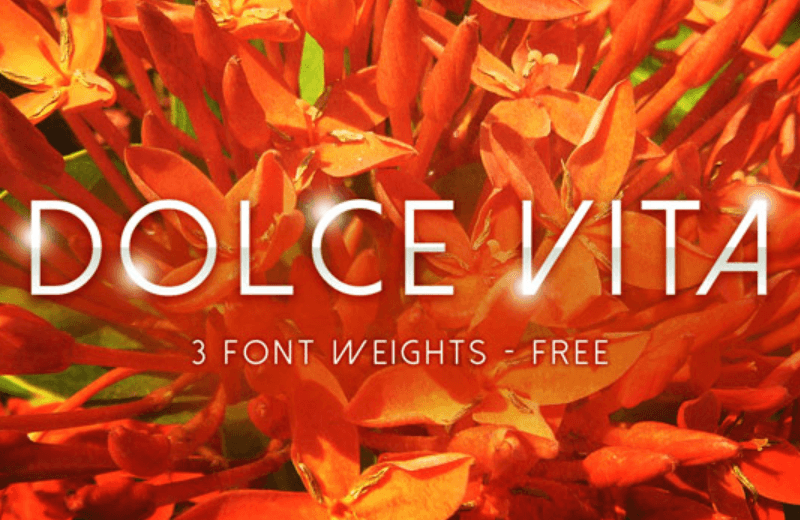 Dolce Vita Font