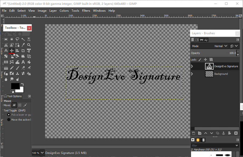 How to create transparent .png signature in GIMP. Easier than Photoshop! 