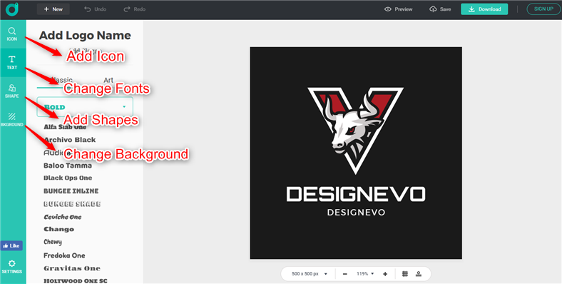 Make an Esports Logo with Esports Logo Maker – Step 3