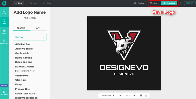 Make an Esports Logo with Esports Logo Maker – Step 4