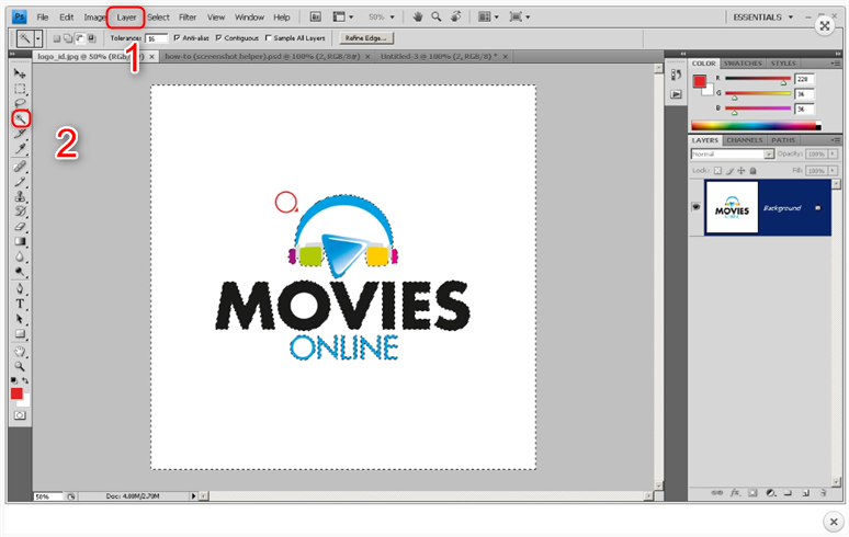 Tutorial] How to Make a Logo Transparent in 4 Steps