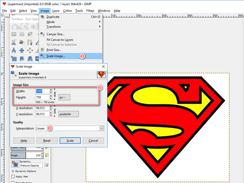 resize my photo shop image in adobe illustrator with out loosing quality
