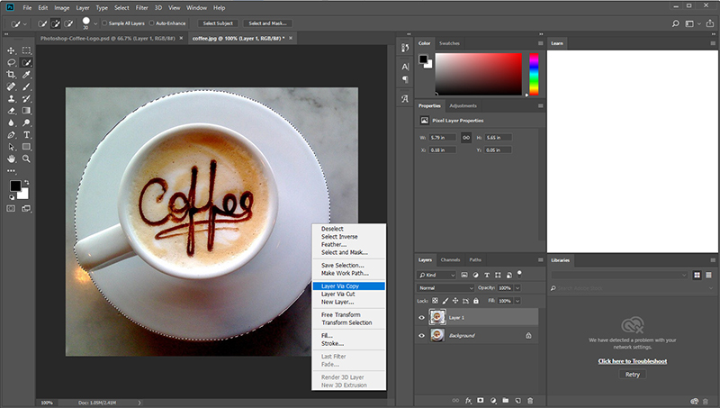 design a logo photoshop