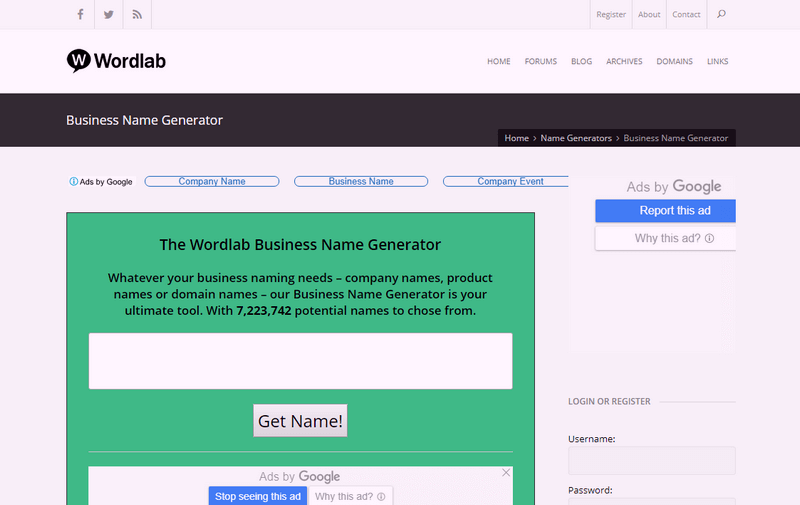 Most Cooling Name Generators for Blog YouTube Business 