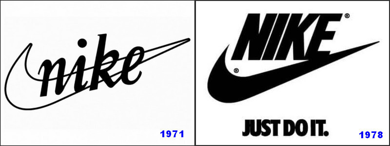 nike logo variations