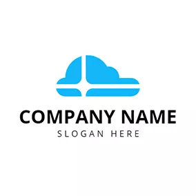 Nature Logo Abstract and Combination Cloud logo design