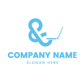 Online Logo Abstract Human Computer Online logo design