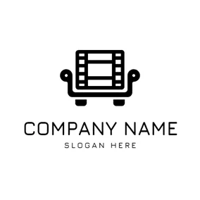 图片logo Abstract Sofa and Photographic Film logo design