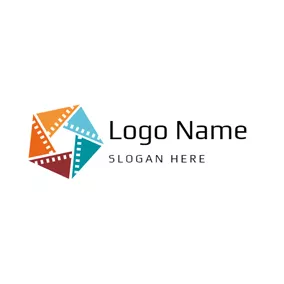 图片logo Abundant Colorful Triangle logo design