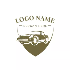 Drive Logo Badge and Vintage Car logo design