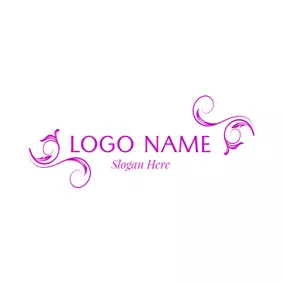 Curve Logo Beautiful Decoration and Name logo design