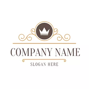 Expensive Logo Beauty Mirror and White Crown logo design
