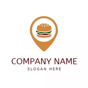 Diseños de logotipos de hamburguesas gratis | Creador de logotipos DesignEvo