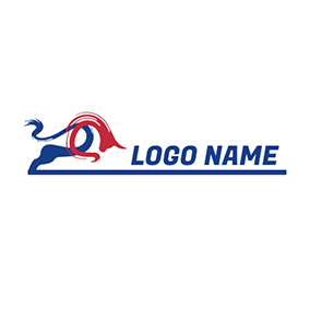 Drawing Logo Bull Abstract Forex logo design