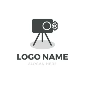 Logótipo Câmara Camera and Diamond Ring logo design