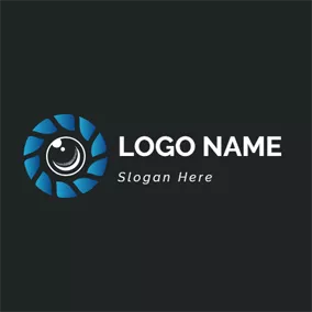 Photography Logo Camera Lens and Photography Lens logo design