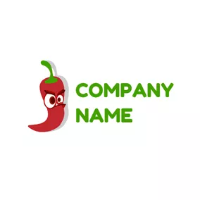 Mexikanisches Restaurant Logo Cartoon Red Spice logo design