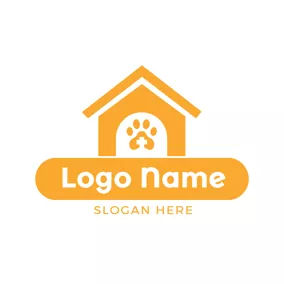 Klinik Logo Dog House and Pet Hospital logo design