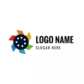 图片logo Flower Shape and Photography logo design