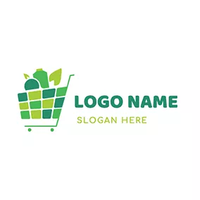 Market Logo Food Trolley Shape Wholesale logo design