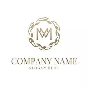 Elegant Creative Company Letter MM