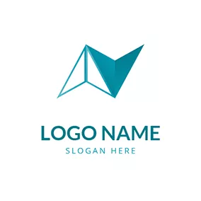 3D Logo Geometrical Lift logo design
