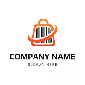 Gradient Logo Gradient Color Handbag Barcode logo design