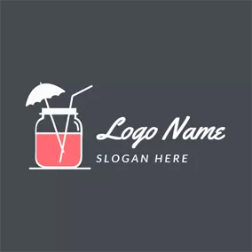 Pink Logo Juice and Summer Relax Time logo design