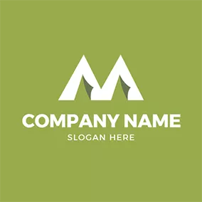 Logo Du Camping Letter M Tent and Camping logo design