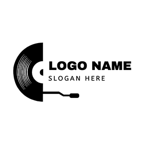 Audio Logo Motos Half CD logo design