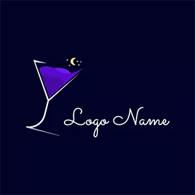 Drink Logo Night Club Drink logo design