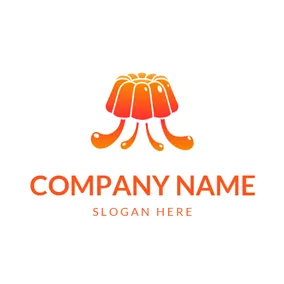 Food Logo Orange Berry and Jelly logo design