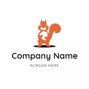 squirrel logo design