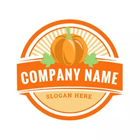 Nutritionist Logo Pumpkin and Banner logo design