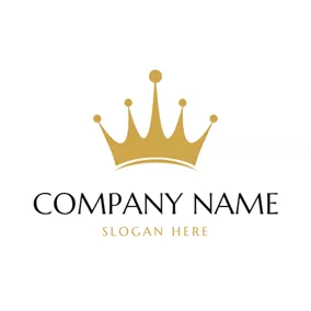 Expensive Logo Purely Golden Crown logo design