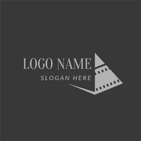 图片logo Pyramid and Photographic Film logo design
