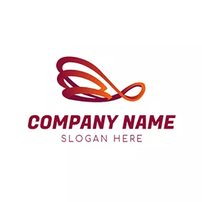 Journey Logo Red and Yellow Roller Coaster logo design