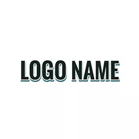 Facebook Logo Regular Simple Shadow Font logo design